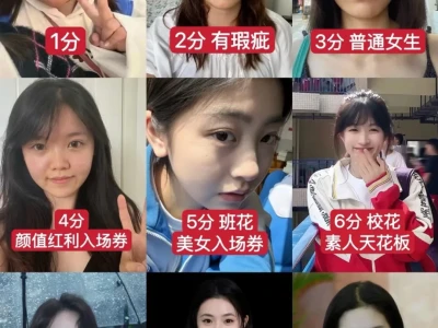 颜值打分,男生视角打分,玻璃心不评
