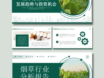 📌烟草行业分析报告｜22页