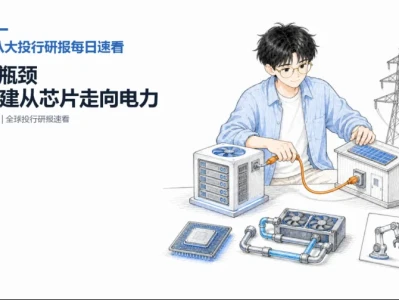 0627八大投行研报每日速看:电网瓶颈,AI基建从芯片走向电力