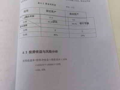 摄影工作室创业计划书word