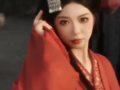 红衣衬人，终于拍上这样的写真了
