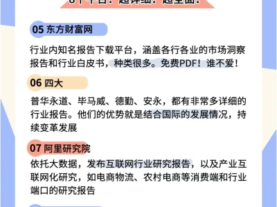 去哪里找行业研究报告