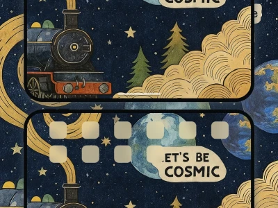 复古暗色系壁纸｜Cosmic Within | 平板壁纸