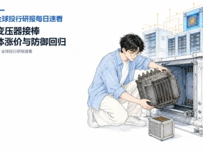 0716全球投行研报每日速看:固态变压器接棒,半导体涨价扩散,防御资产回归