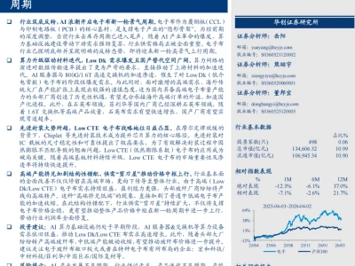 【机构研报】电子玻纤布行业:算力基石催化高端需求,供需错配开启上行周期