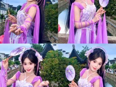 好美的汉服啊~谁拍谁好看