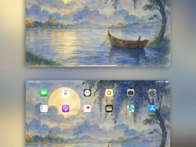 分享壁纸｜莫奈夜空·iPad-