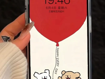 ❻❷❾期  线条小狗壁纸 |  简约小众壁纸 |