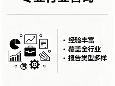 各种行业研究报告，商业计划书等代写
