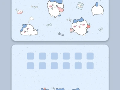 123丨软萌小八·chiikawa 丨平板壁纸