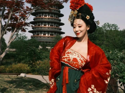 洛阳旅行|唐朝簪花仕女图走出画卷🥀