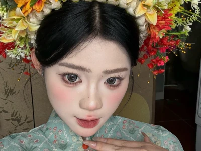 03｜簪花模特