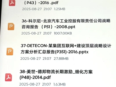 管理咨询行业报告精品 deck（非研报