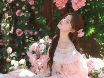 从旖旎梦境中走来的樱花少女🌸法式森系写真