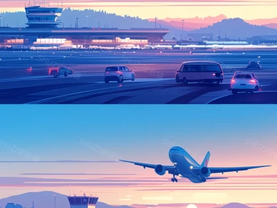 在落日黄昏里飞向远方✈|电影宿命感壁纸