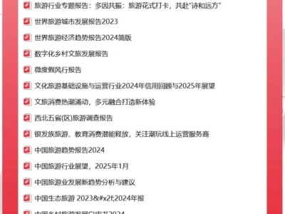 文旅产业市场调研2025行业报告消费趋势