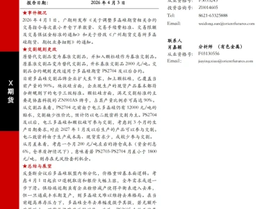 『研报』多晶硅热点报告:多晶硅期货合约规则修改解读