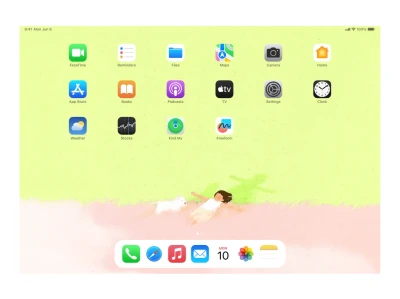 iPad和手机壁纸分享~|粉绿搭配太舒服啦~