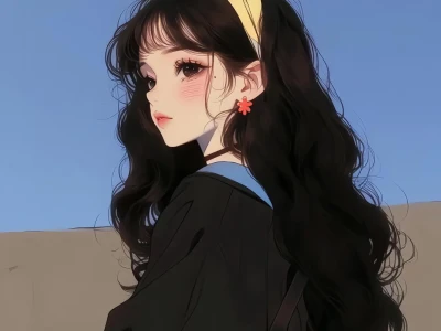 秋日甜美头像