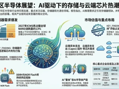 摩根士丹利研报-看好云、存储和光通信前景