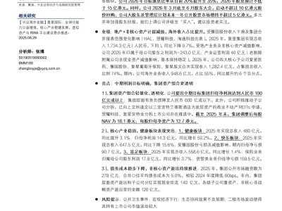 研报 |兴业证券:计提减值轻装上阵,破旧立新中期利润目标明确