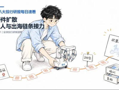 0701八大投行研报每日速看:AI硬件,机器人与出海链条接力