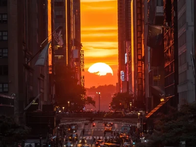 曼哈顿悬日🌇能称得上是最美📷风景了吗