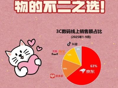 京东3C双十一再夺行业第一！