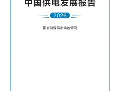 『研报』国家能源局-电力行业:中国供电发展报告(2026)